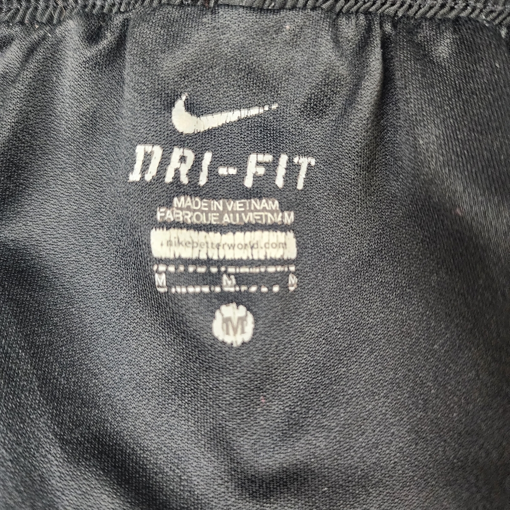 Nike Dri Fit Black Shorts with Colorful Trim Womens Medium Activewear - Picture 6 of 15